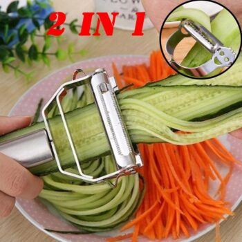 Ferramenta Multifuncional De Aço Inoxidável Descascador de Verduras