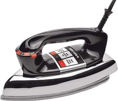 BLACK+DECKER Ferro de Passar Metálico a Seco 1100W Preto 127V VFA1110TM2