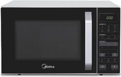 Micro-ondas 27L Branco e Preto Midea LED 127V MXSA27P1