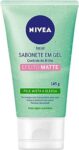 NIVEA Sabonete Facial em Gel Controle do Brilho 145ml - Remove as impurezas com uma microesfoliação