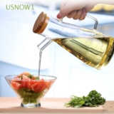 009 Garrafa De Óleo Transparente Criativa Cozinha Vinagre Baking Vidros Garrafas De Armazenamento De Oliva Dispenser