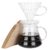 028 Conjunto Coador De Café Tipo V60 02 Com Jarra De Vidro 600ml