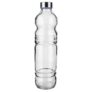 Garrafa 1 litro H2O de Vidro transparente, VDR7243, Euro Home