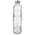 Garrafa 1 litro H2O de Vidro transparente, VDR7243, Euro Home
