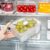 011 – Kit 2 Organizadores Geladeira Acrílico Com Tampa Cesto Drenagem