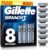 Gillette Mach3 – Carga para Aparelho de Barbear, Leve 8 Pague 6 (o pacote pode variar)
