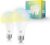 Kit Smart Lâmpada Wi-Fi Positivo Casa Inteligente, Iluminação Branca (Quente e Fria) e RGB (Até 16 Milhões de Cores), 9W, 806 Lúmens, LED, Bivolt, Compatível com Alexa e Google Assistente
