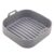 LYOR – Forma Quadrada de Silicone para Air Fryer Cinza 20cm x 7cm