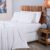 Jogo Lençol Casal 400 Fios 4 Peças Toque De Pluma 100% Percalflex (branco)