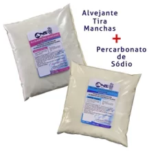 Tira manchas alvejante 1kg + Percarbonato de sódio 1kg
