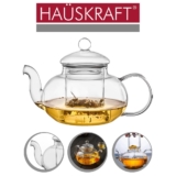029 – Chaleira De Infusor Vidro Borossilicato Com Tampa Hauskraft