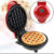 508.4 Maquina De Waffles Eletrica Mini Portatil Antiaderentes