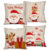 626 Kit com 4 Capas de Almofadas Decorativas Natal Papai Noel