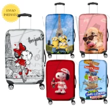 871 Capa de Mala para Viagem Protetora Estampas Personagens