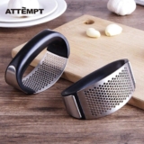 026 – Espremedor Amassador Triturador De Alho Inox Manual