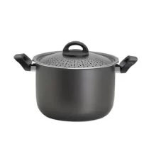 818 Espagueteira em Alumínio Antiaderente Grafite 5,7L 22x15cm – Brinox