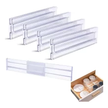 878 4 Organizador Divisor De Gaveta Multiuso Ajustável Retrátil