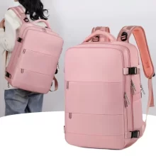 874 Mochila viral Laptop Viagem Escolar À Prova D’água Executiva Notebook Impermeável Guarda Tenis alex